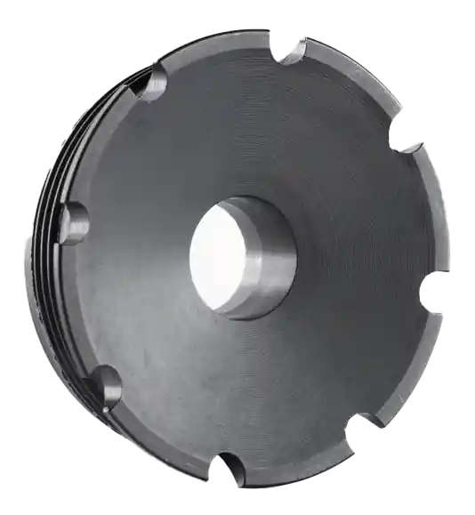 Dead Air R-Series .45 Cal Suppressor Front Cap, Stainless Steel Black Nitride DA211