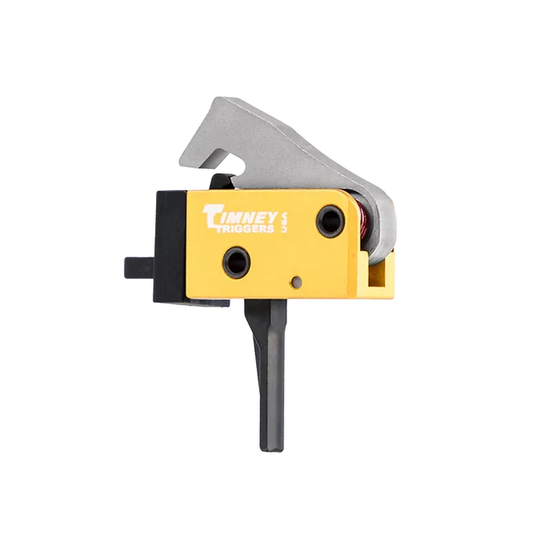 Timney Triggers AR Pistol Caliber Carbine Drop-In Single-Stage Straight Trigger 2.5-3 lb Black/Gold 681ST