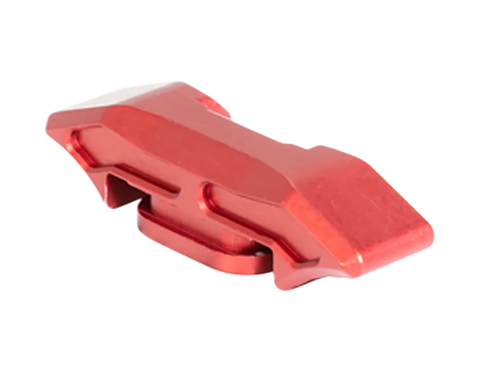 Timber Creek Outdoors Glock 43X/48 Ambidextrous Slide Charging Handle, Red Billet Aluminum GL43XCHR