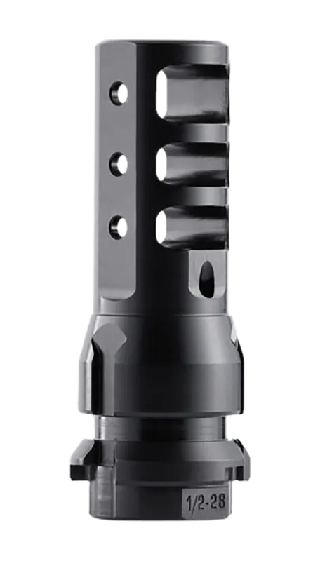 Dead Air KeyMount Muzzle Brake, 1/2-28 Threads, Black Steel Quick-Attach Suppressor Mount DA101