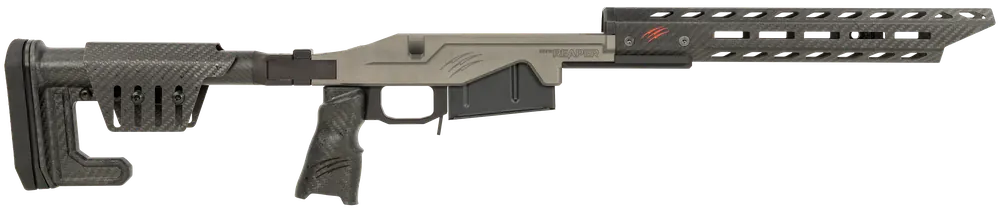 Fierce Firearms Long Action Chassis Kit, Tungsten Gray, Fits AR-15 Rifles LACHSTU