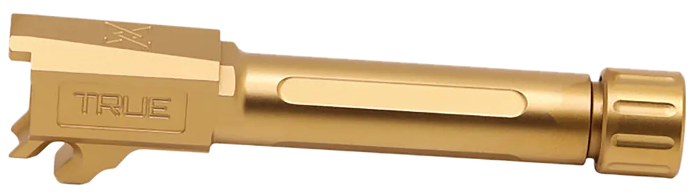 TRUE PRECISION INC Sig Sauer P365 3.10in Threaded 9mm Barrel, Gold TiN Stainless TPP365BXTG