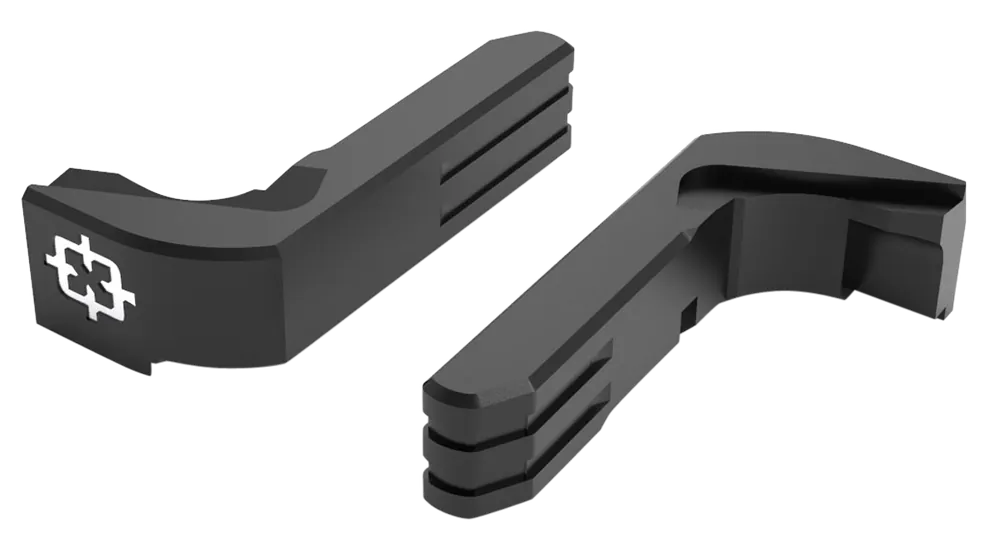Cross Armory Extended Magazine Catch for Glock Gen 1-3 & P80, 7075 Aluminum Anodized Black CRGMCBK