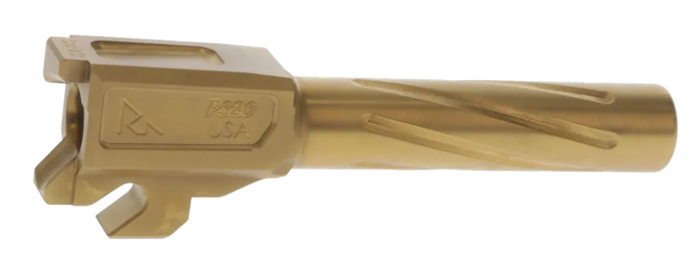 Rival Arms Precision Match-Grade Drop-In Barrel for Sig P320 Carry 3.90-inch Gold PVD RA20P301E