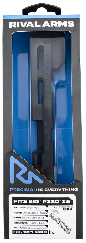 RIVAL ARMS Faction Series Slide for SIG Sauer P320 X-Five, Docter Optic Cut, RARA10P502A