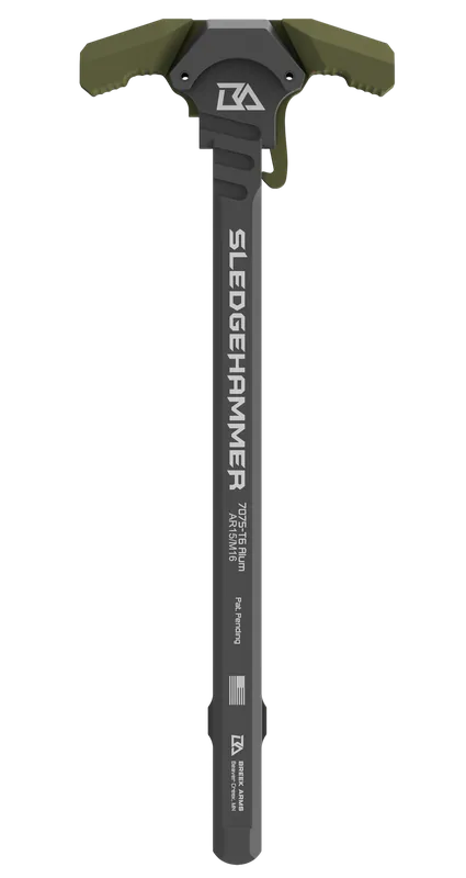 Breek Arms Sledgehammer Ambidextrous Charging Handle for AR-15/M16, OD Green BRK6015RGREEN