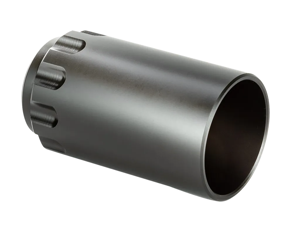 Griffin Armament Taper Mount Blast Shield, 17-4PH Stainless Steel, Black Melonite QPQ GATMBS
