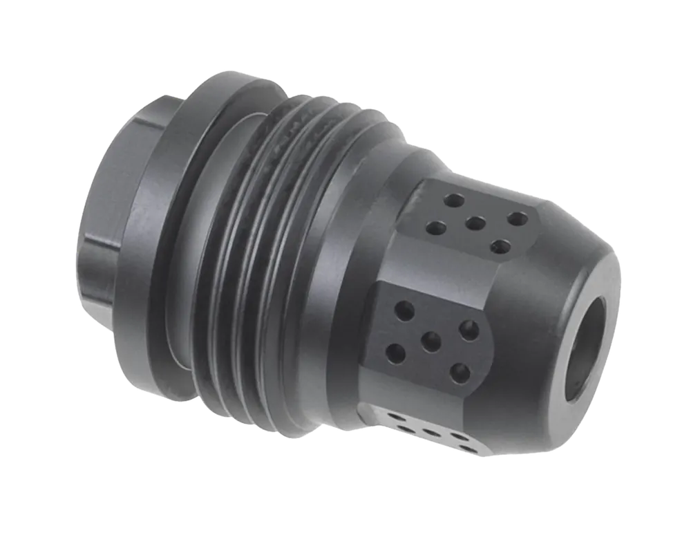 JK ARMAMENT HD Bald Eagle Muzzle Compensator 1/2x28 Thread, Quick Attach Taper Mount JKMDHDBE28
