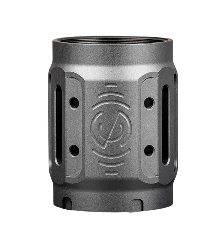 SilencerCo Bravo MAAD Brake 2.0 Hub Mount, Black Anodized Aluminum 2.11in OAL AC5449