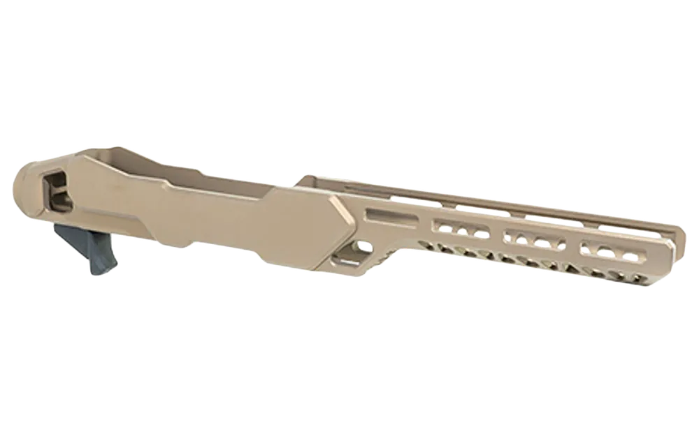 TIMBER CREEK OUTDOOR INC Enforcer 10/22 Rifle Chassis Burnt Bronze Aluminum, MSR Buffer Tube Ready ERC1022BB