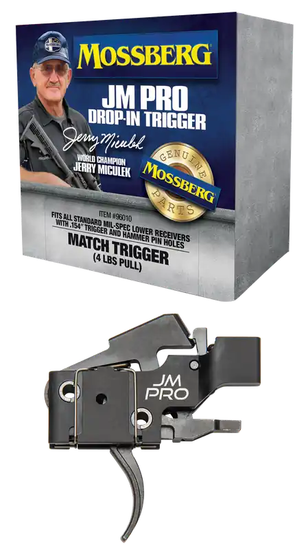 Mossberg JM Pro Match Drop-In AR Trigger, 4 lb Pull, .154 Pin Fit for AR-15/AR-10 96010