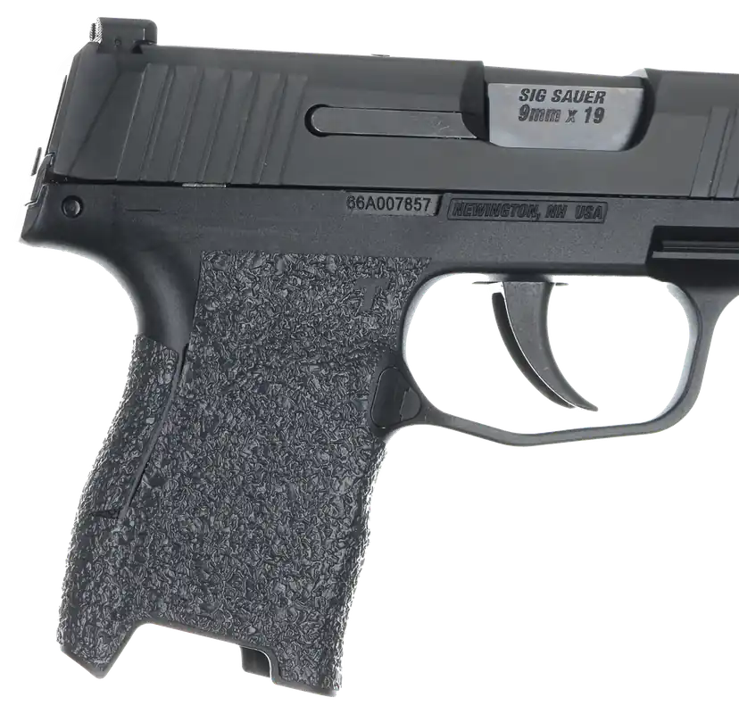 Talon Adhesive Grip Wrap, Textured Black Rubber for SIG Sauer P250/P320 Compact Medium Module 001R