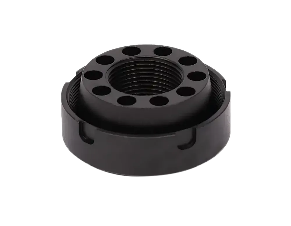 SilencerCo Charlie Direct Thread Suppressor Mount, M18x1 Stainless Steel Black Oxide AC4747