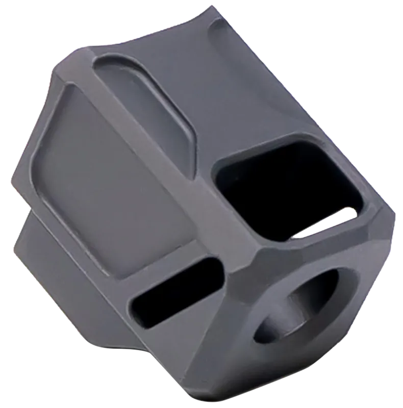 FAXON FIREARMS EXOS-533 Pistol Compensator, 1/2x28, 6061 Aluminum Black Finish FFPACOMPSSG02