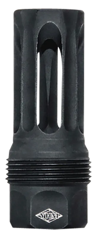 Yankee Hill SRx Quick-Detach Flash Hider Long, 1/2x28 for 9mm, Black Phosphate Steel 440528