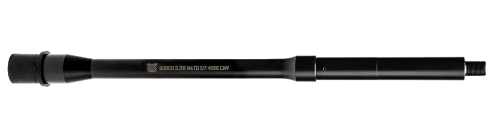 ROSCO MANUFACTURING Bloodline 16in 5.56 NATO Nitride 4150 CMV AR-15 Barrel BL-16-GVT-556-7-M