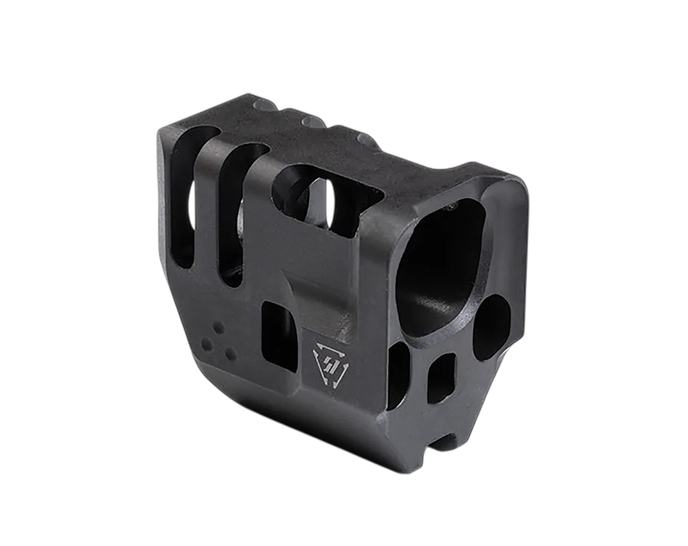 Strike Mass Driver Compensator for 9mm Pistols, Black Steel Recoil-Reducing System G3MDCOMPC