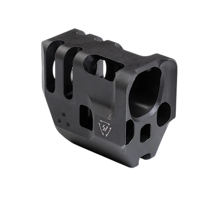 Strike Mass Driver Compensator, Black Steel 9mm for Glock 17 Gen 3 (No Threaded Barrel Needed) G3MDCOMPS
