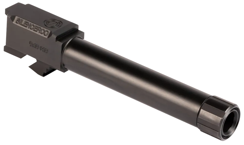 SilencerCo Threaded Barrel for Sig Sauer P365 9mm Luger, 416R Stainless Black Nitride, AC5367