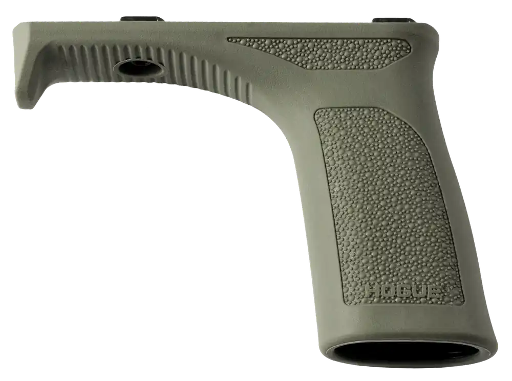Hogue M-LOK Hybrid Forend Grip, OD Green Overmolded Rubber Cobblestone Texture 13131