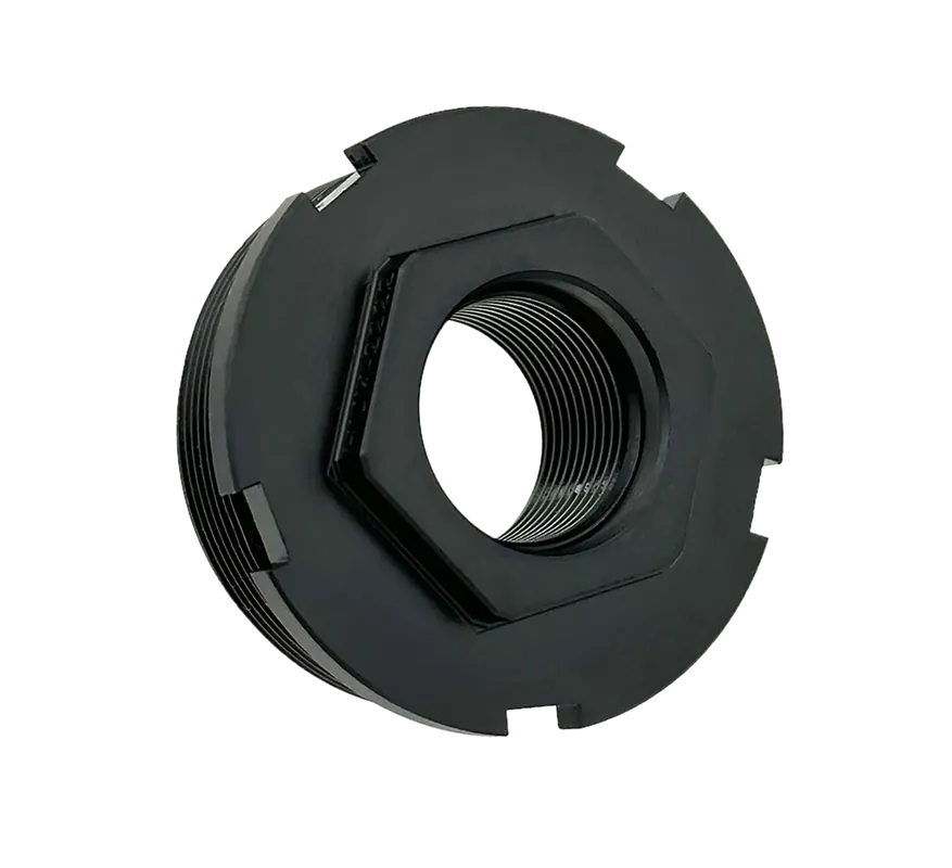Huxwrx Direct Thread HUB Adapter 5/8x24 to 1.375x24, Black Finish Suppressor Mount 2222