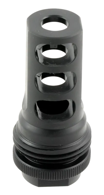 SilencerCo Active Spring Retention (ASR) 3-Port Muzzle Brake .30 Cal 1/2x28 Black AC1282
