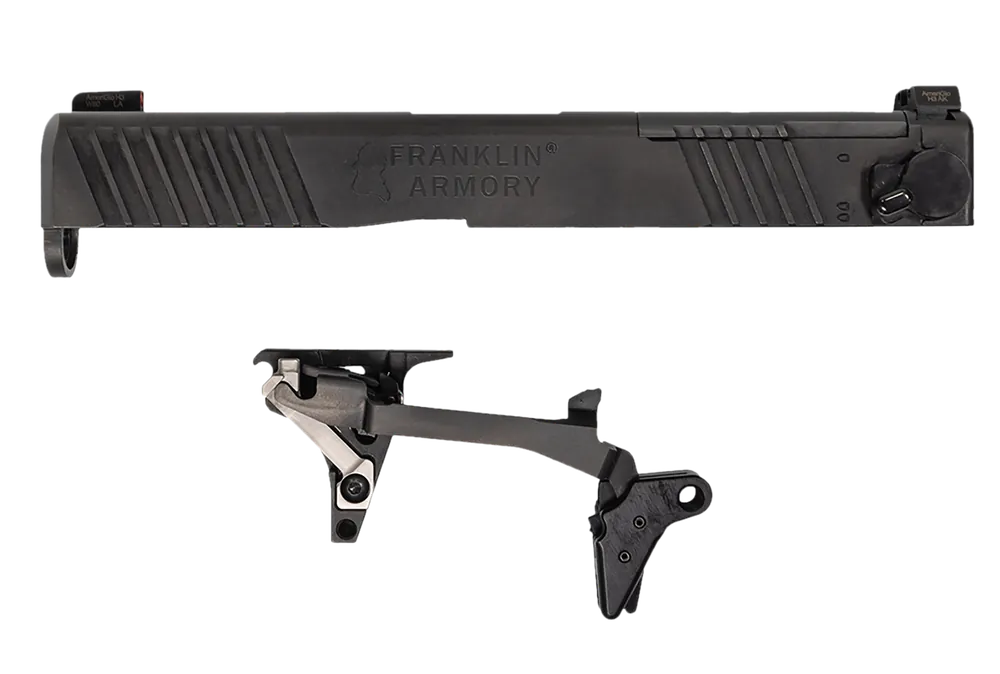 Franklin Armory G-S193 Binary Slide Assembly for Glock 19 Gen 3, Optics Ready, 1750060BLK