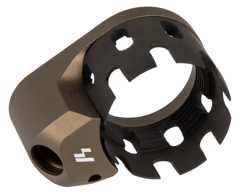 Strike Enhanced AR-15 Castle Nut & Extended End Plate Kit, Flat Dark Earth Anodized Steel ARECN&EEPFDE