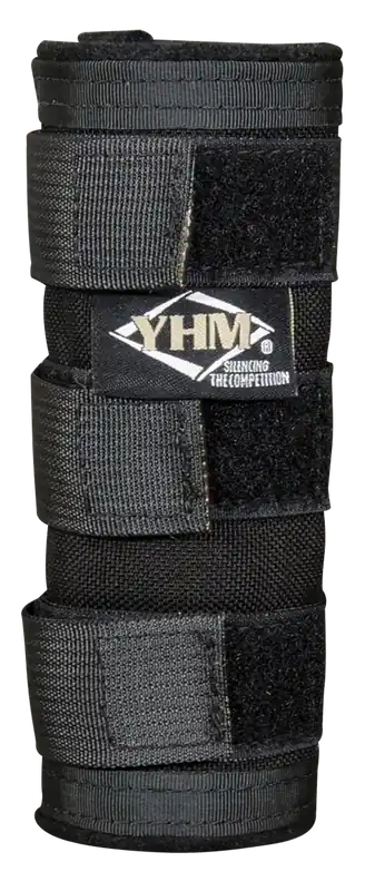 Yankee Hill Suppressor Cover, 5.50in Black 1000D Cordura Nylon with Locking Straps HTP55