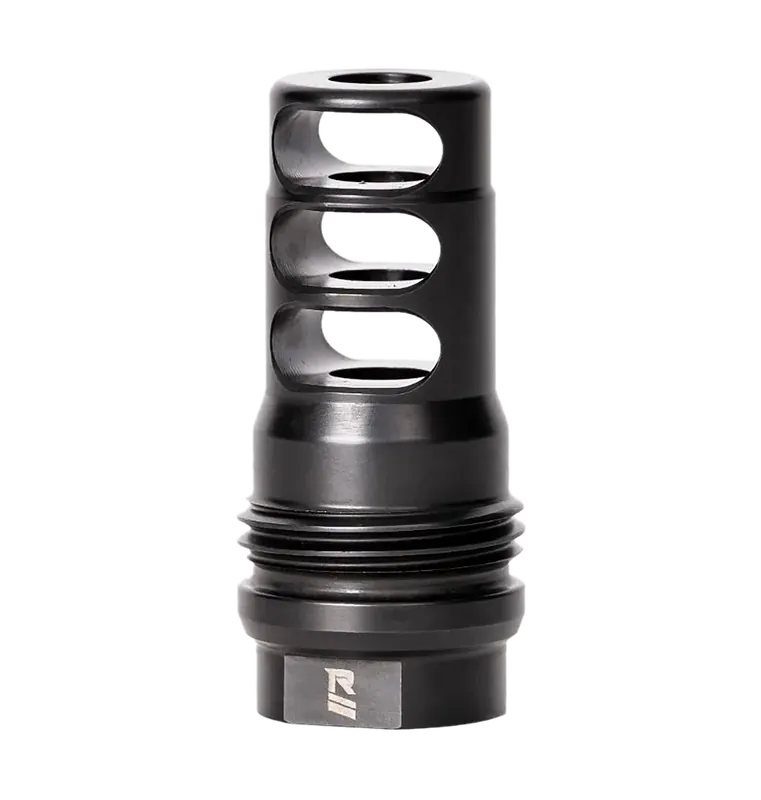 Rugged Suppressor 3-Port Muzzle Brake, Dual Taper Lock, 1/2x28 Threads, Black MB011