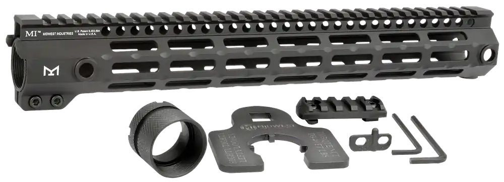 Midwest Industries G4M Free Float M-LOK Handguard for AR-15, 14in Black Anodized MIG4M14