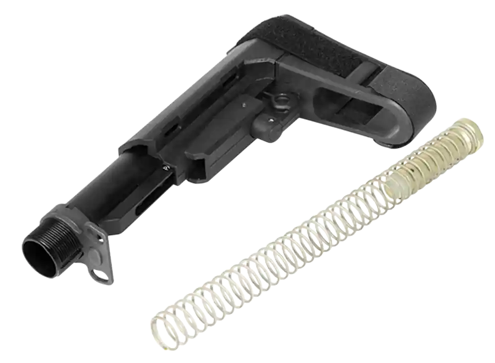 CMMG RipBrace Retractable AR-15 Pistol Brace Kit, 6-Position Polymer Black, 55CA9F7