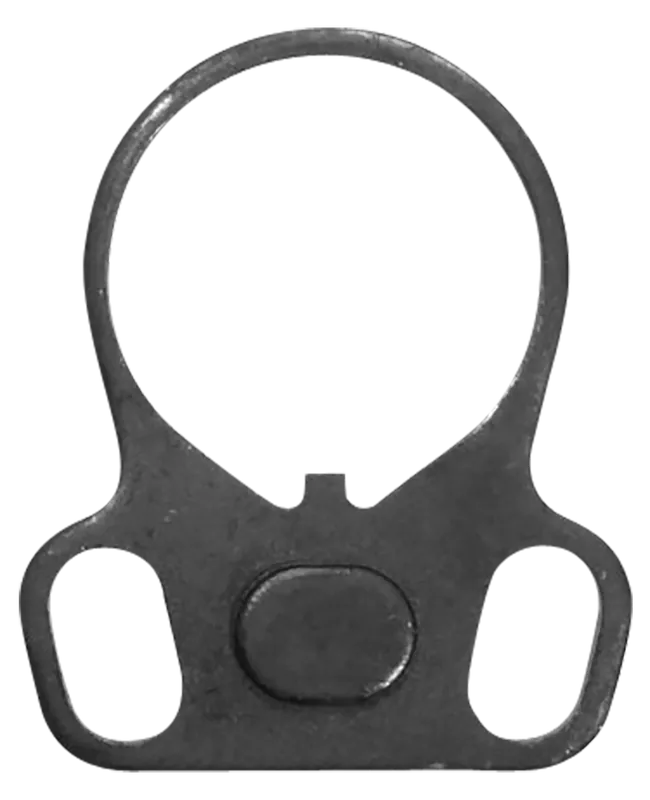 Ergo AR-15 Double Loop Sling Plate, Ambidextrous Steel Receiver End Plate, Black 4970