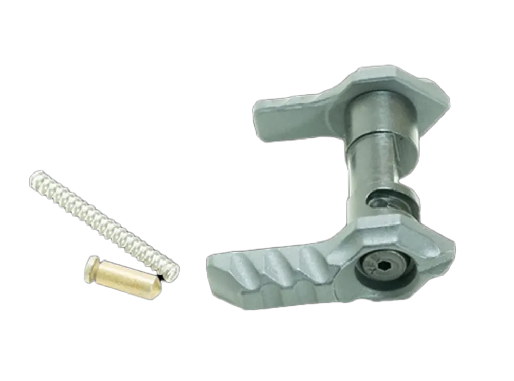 Timber Creek Outdoors Greyman Ambidextrous Safety Selector, 45/90 Short Throw, Stealth GAMBISSS