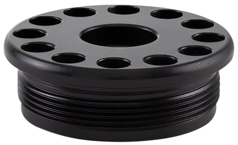 Anechoic Direct Thread Adapter for AnechoX Suppressors, 3/4x24 Titanium Matte Black DTA3424