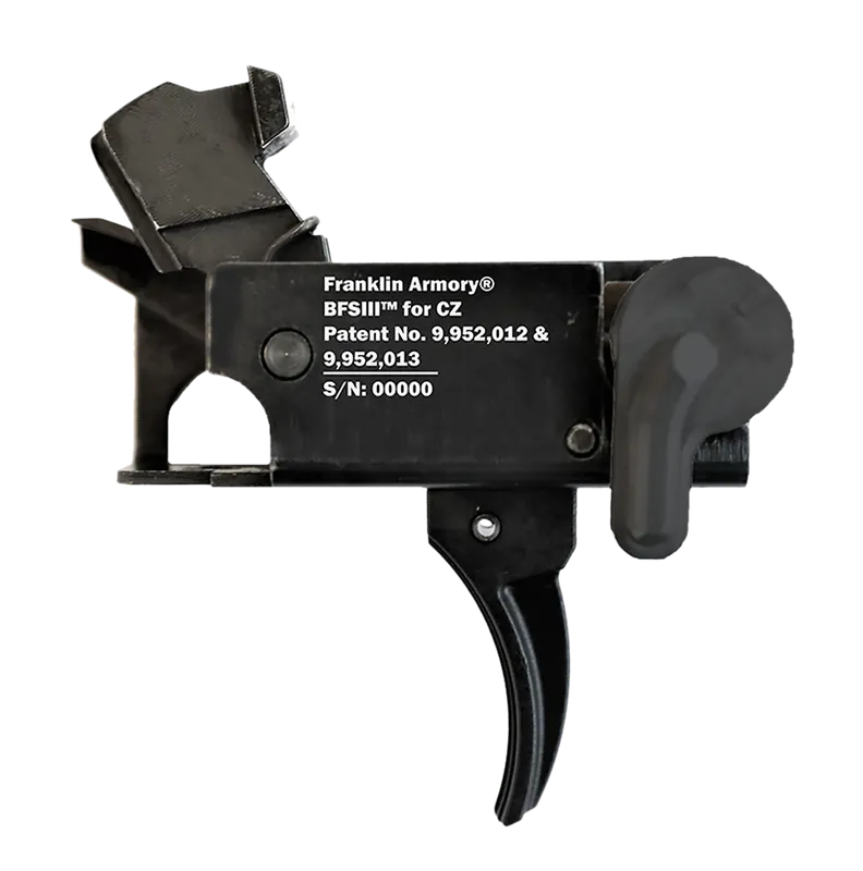 Franklin Armory BFSIII Binary Firing System Trigger for CZ Scorpion, Curved Black Ambi 0650000BLK