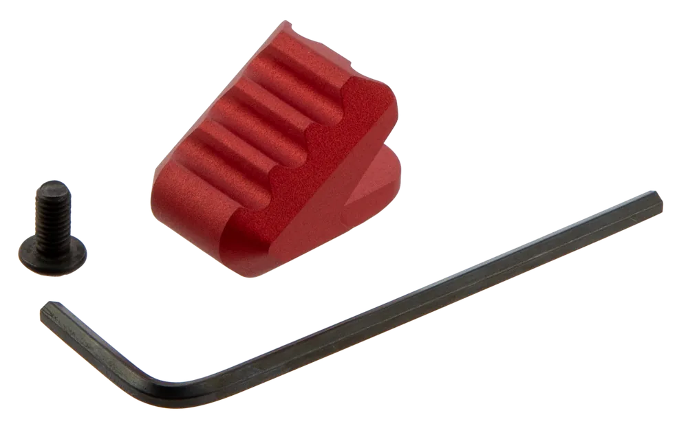 Strike ISO-Tab Charging Handle Extension Tab for AR-15 Latchless Handles, Red Anodized ISOTABRED