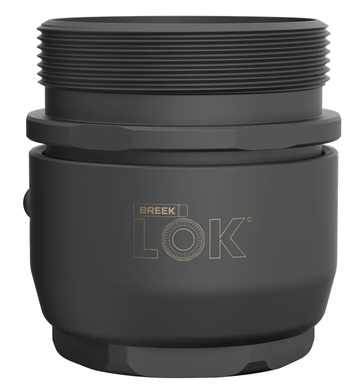 Breek Breek-LOK 3QD HUB Quick-Detach Suppressor Mount, 1.375x24 TPI Titanium DLC Black BRK4300