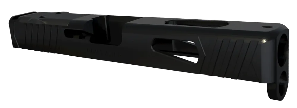 Rival Arms Precision Slide A1 for Glock 17 Gen4, Docter/Noblex Optic Cut, Black QPQ RA10G106A