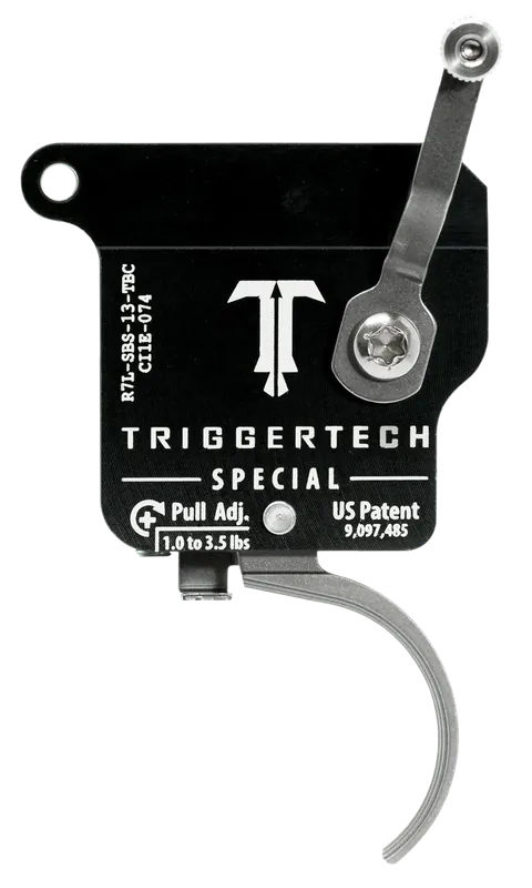 TriggerTech Remington 700 Special Single-Stage Traditional Curved Left-Hand Trigger 1-3.5 lb R7LSBS13TBC