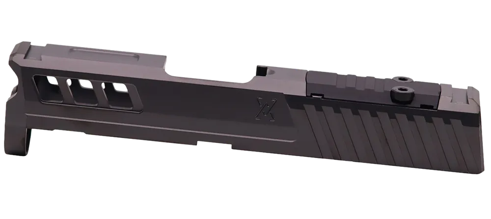 True Precision Axiom Optic Cut Slide for Springfield Hellcat, Black Diamond-Like Carbon, TPSHCSBCRMS