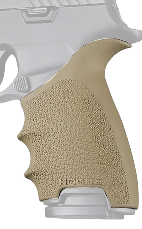 Hogue HandAll Beavertail Grip Sleeve for Sig Sauer P320 Full Size, FDE Rubber 17603