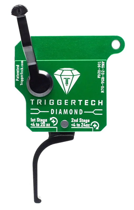 TriggerTech Diamond Two-Stage Flat Clean Trigger 0.50-2.80 lb for Remington 700 Right R70TGB02TNF