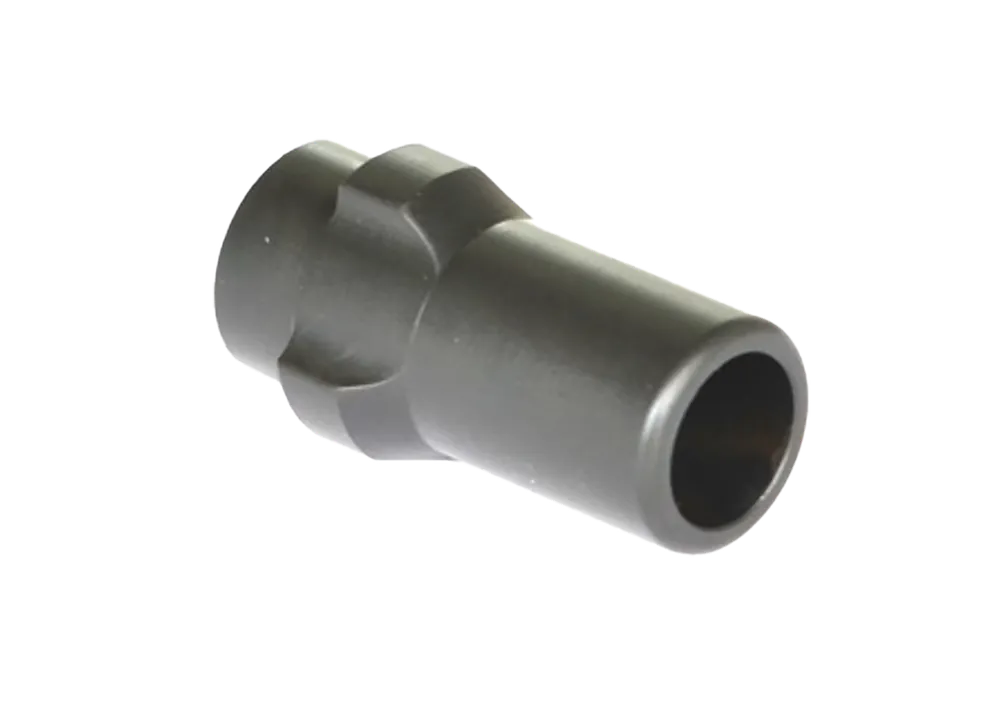 Griffin Armament 3-Lug Barrel Adapter for 9mm, 1/2x28 Thread, Black Melonite QPQ 3L1228