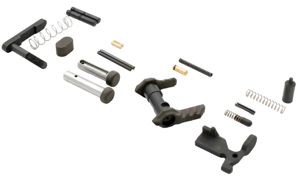 TIMBER CREEK OUTDOOR INC Greyman AR-Platform Lower Parts Kit, 20-Piece Urban Finish GLPKU
