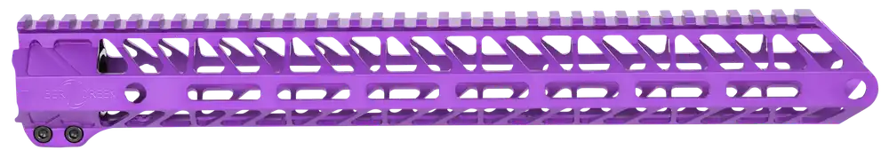 Timber Creek Outdoor Inc Enforcer 15in Free-Float M-LOK Handguard, Purple Anodized Aluminum ME15HGPPA