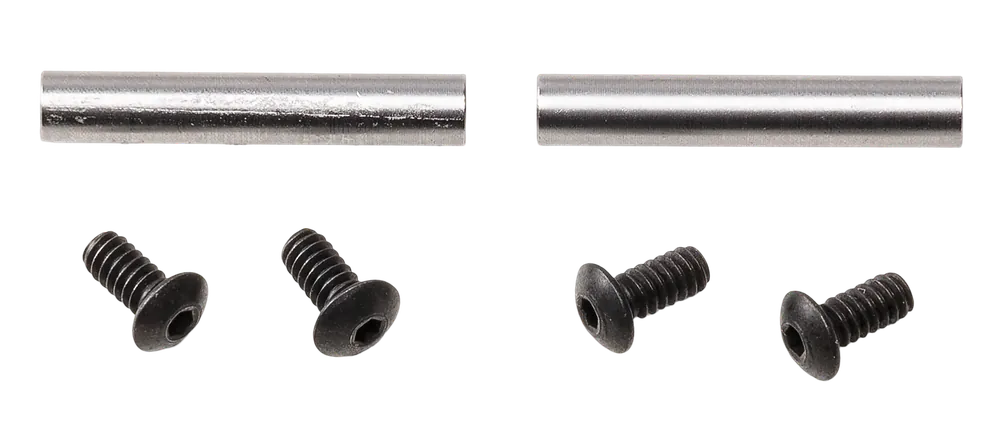 Rise Armament Anti-Walk Trigger & Hammer Pin Set for AR-15, .154in Stainless Steel, Black 12005