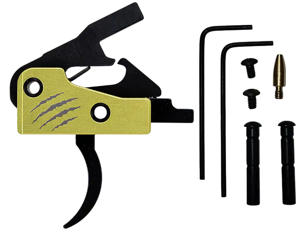 DPMS Panther Arms Panther Claw Drop-In Single-Stage Curved Bow AR Trigger 3.5lb AR-101653