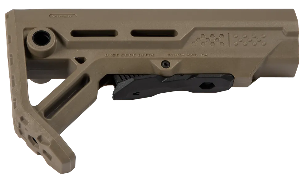 Strike Industries MOD1 Mil-Spec AR-15/M16 Carbine Buttstock, Flat Dark Earth, STRIKEESMOD1FDEBK