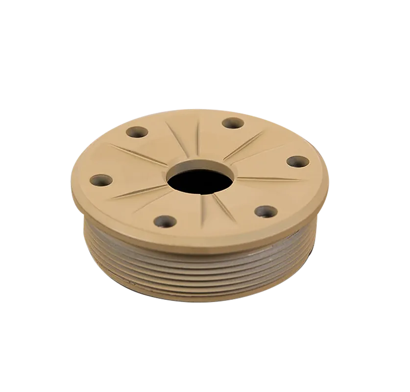 SilencerCo Bravo Front Cap .223 Cal Matte FDE Caliber-Specific Suppressor End Cap AC1370